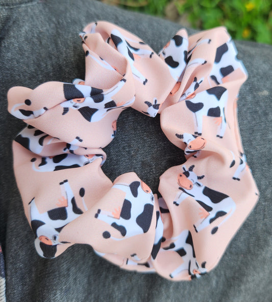 2 pack cow scrunchie