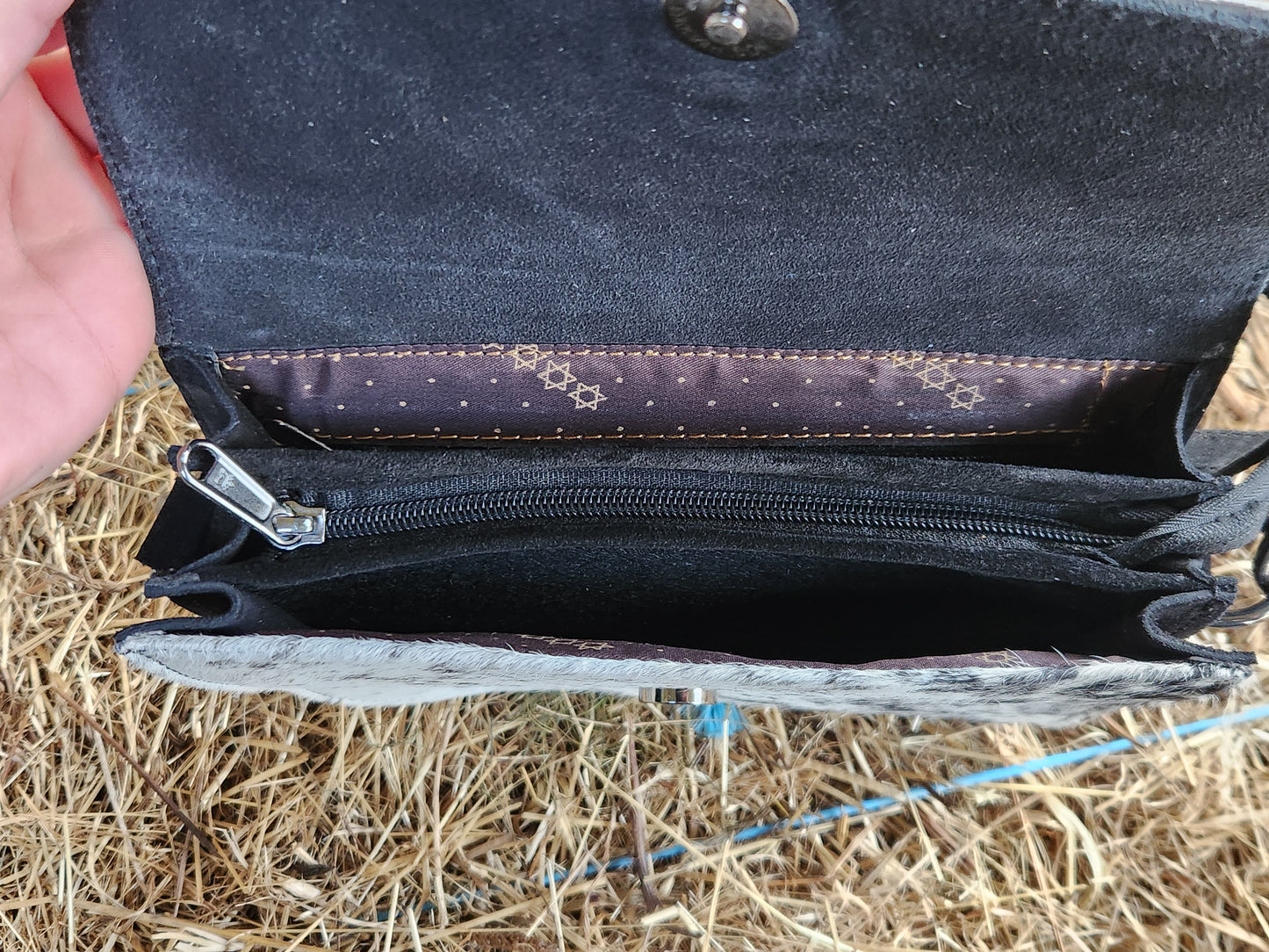 Deedee cowhide crossbody bag